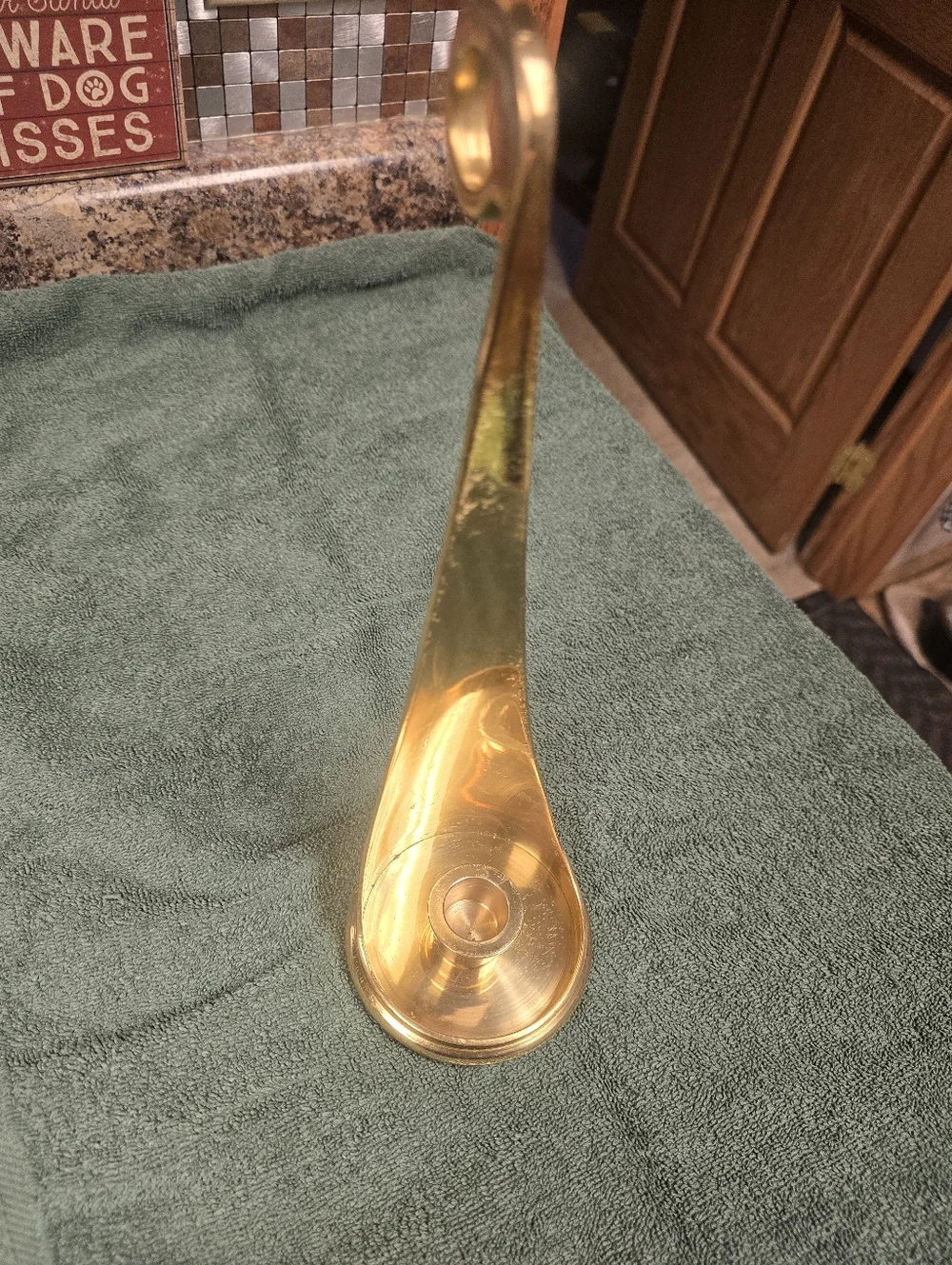 Brass Candle Stick Holder - Picture 8 of 13
